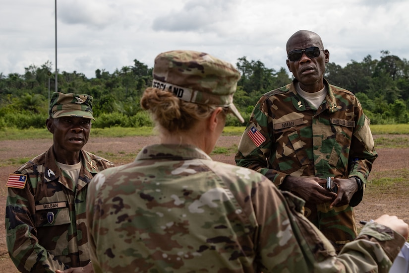 SETAF-AF Civil Affairs Team engages with Armed Forces of Liberia