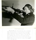 "THE NAZIS RECRUITED THIS SPAR -- SPAR Helen Gregory, now a seaman, second class in the U.S. Coast Guard Women's Reserve and stationed in the first naval district, Boston, Mass., helped organize women's groups of sharpshooters in Poland, her parent's homeland, eight years ago.  She was born in Newark, N.J., but lived in the town of Jalskliska, Poland, with her parents until she was 18 years old.  She has had no word from her family in Poland since Pearl Harbor.  Her brother, Alexander Gregory, who was also a sharpshooter in Poland, is now a lieutenant in the U.S. Army Signal Corps."