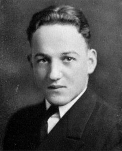 A portrait photograph of Coast Guard hero T. J. "Jimmy" Crotty, USCG.