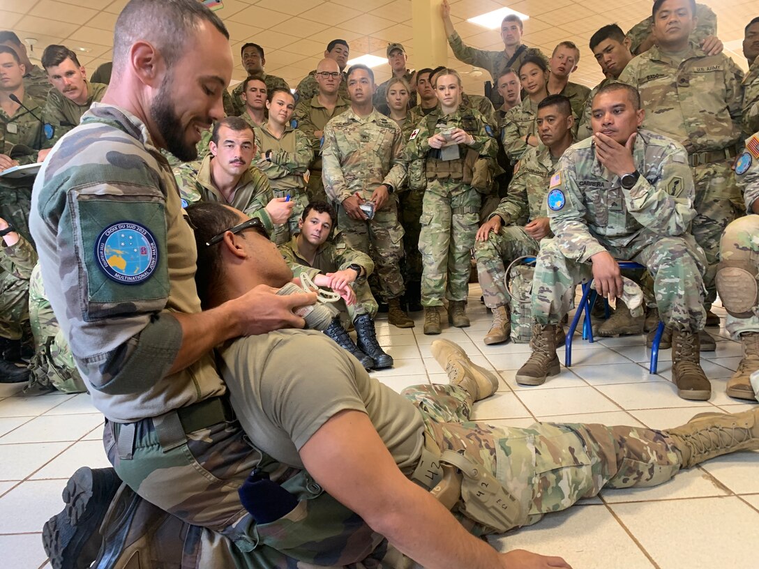 Warriors share combat care techniques