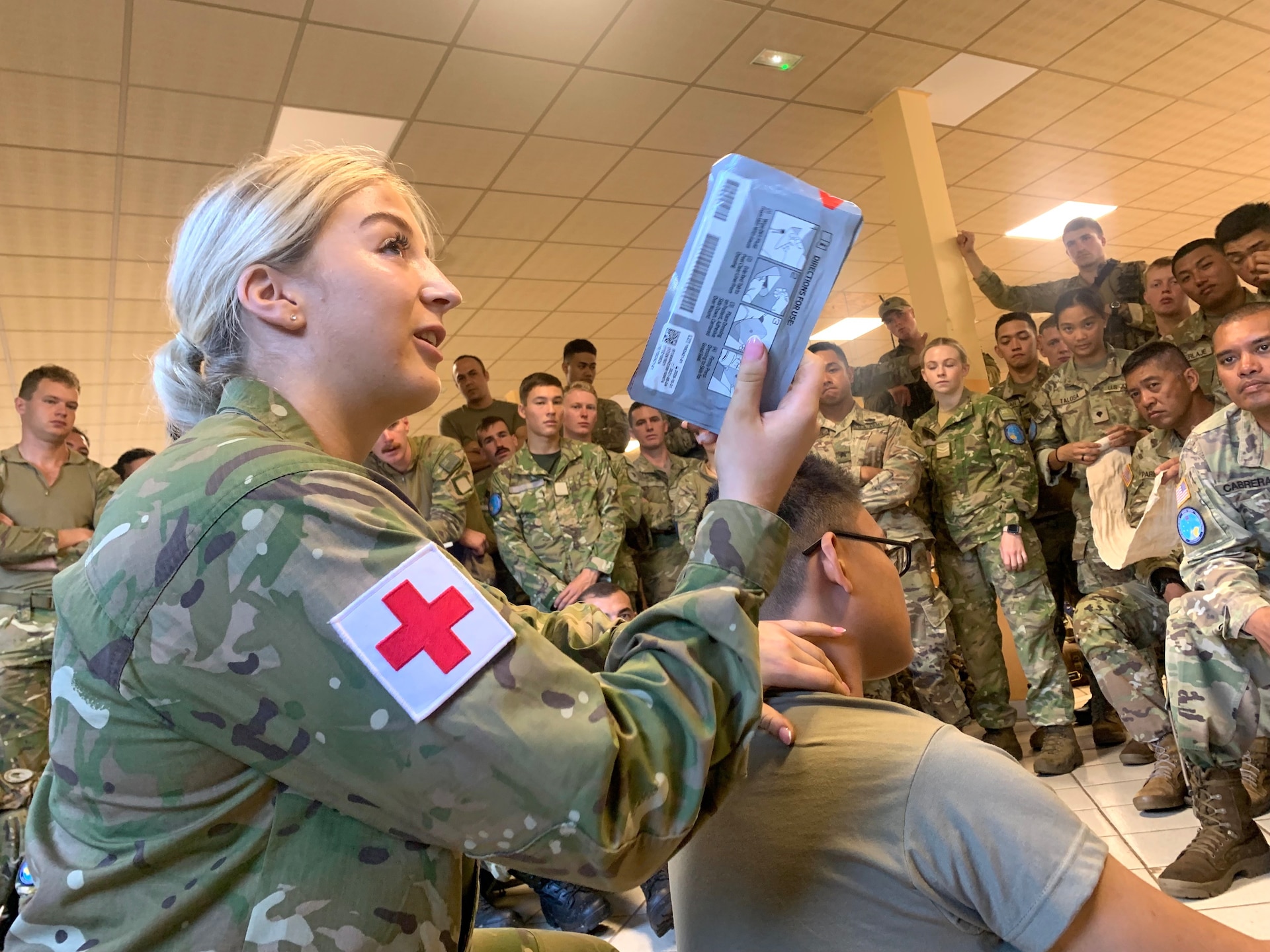 Warriors share combat care techniques