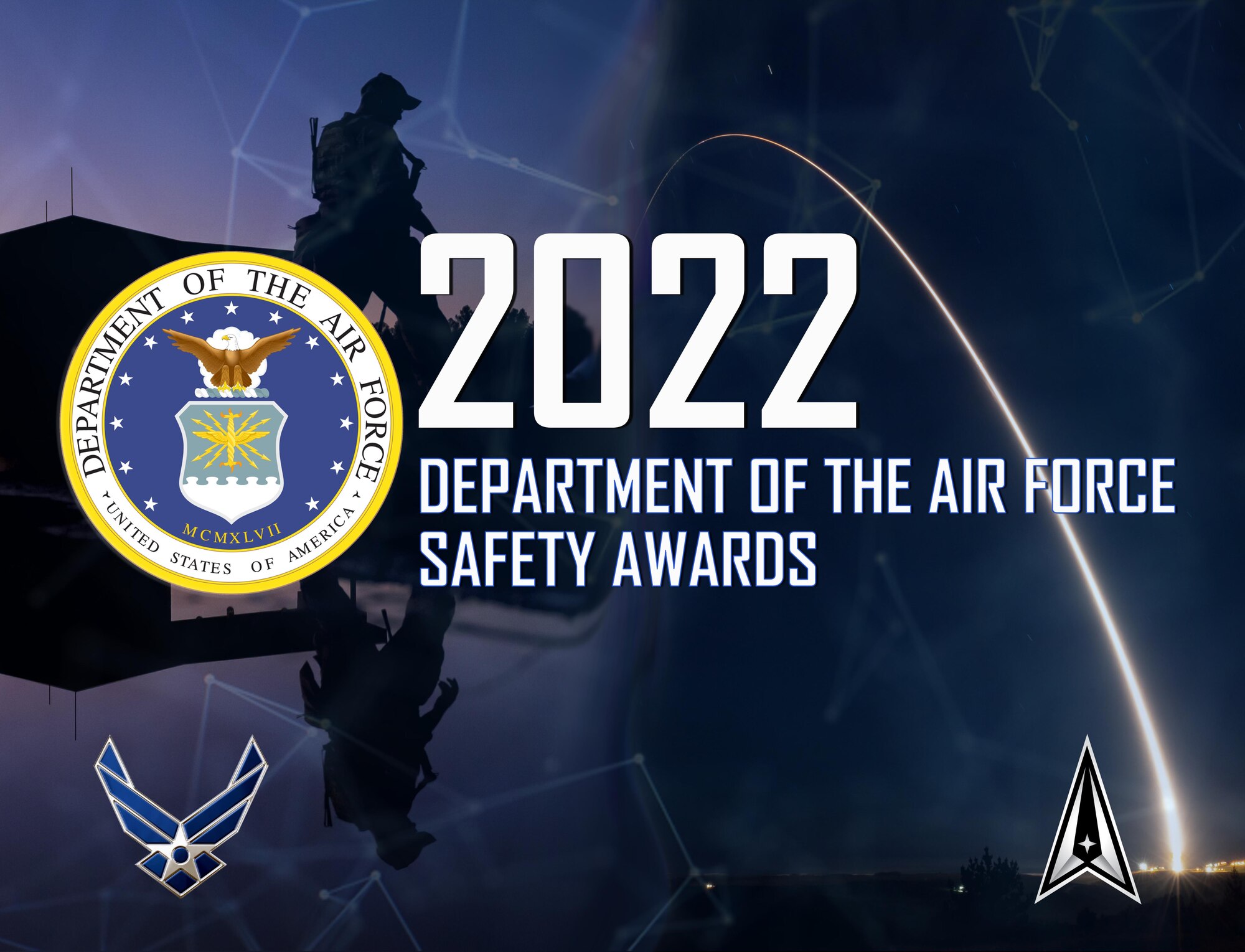 Graphic announcing the release of the FY2022 DAF Annual Safety Awards.