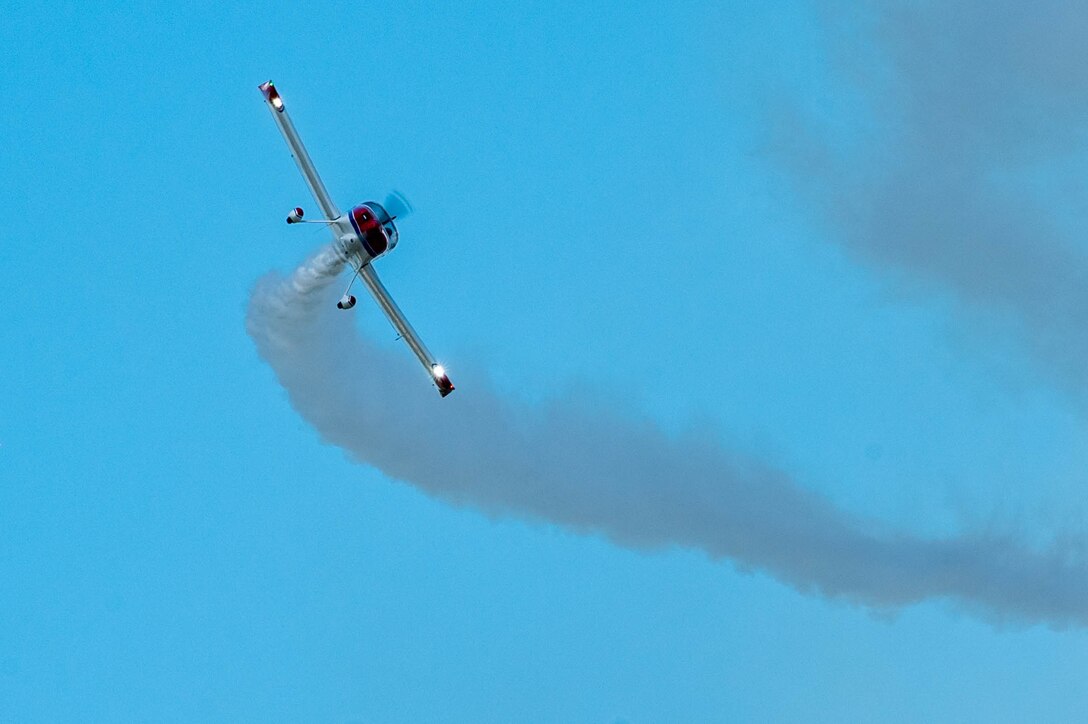 A plane fly's overhead.