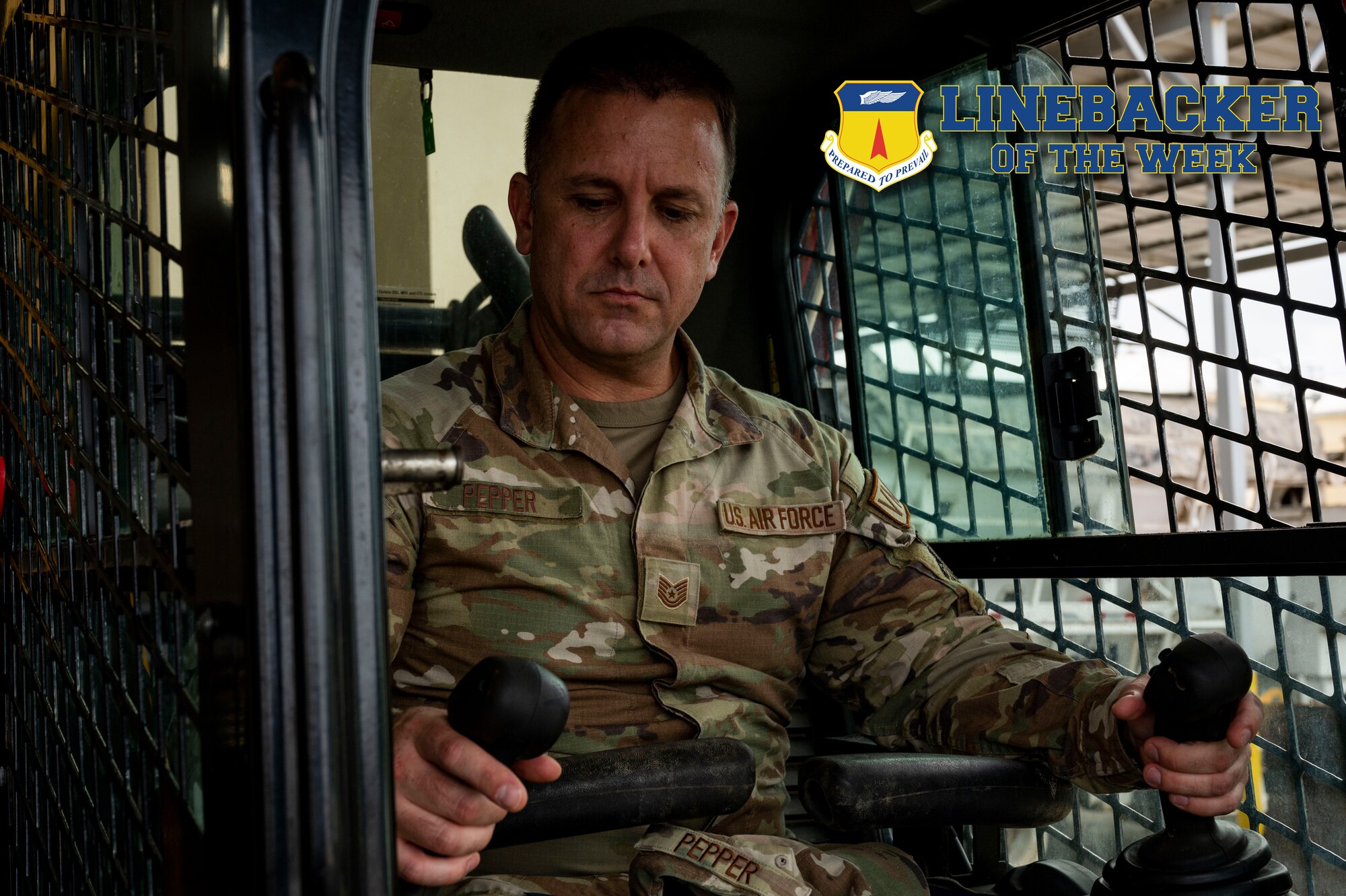 U.S. Air Force Tech. Sgt. Robert Pepper, the noncommissioned officer in charge of Silver Flag maintenance assigned to the 36th Logistics Readiness Squadron, tests a vehicle at Andersen Air Force Base, Guam, April 19, 2023. The Team Andersen Linebacker of the Week recognizes outstanding enlisted, officer, civilian and total force personnel who have had an impact on achieving Team Andersen’s mission, vision and priorities. (U.S. Air Force photo by Airman 1st Class Emily Saxton)