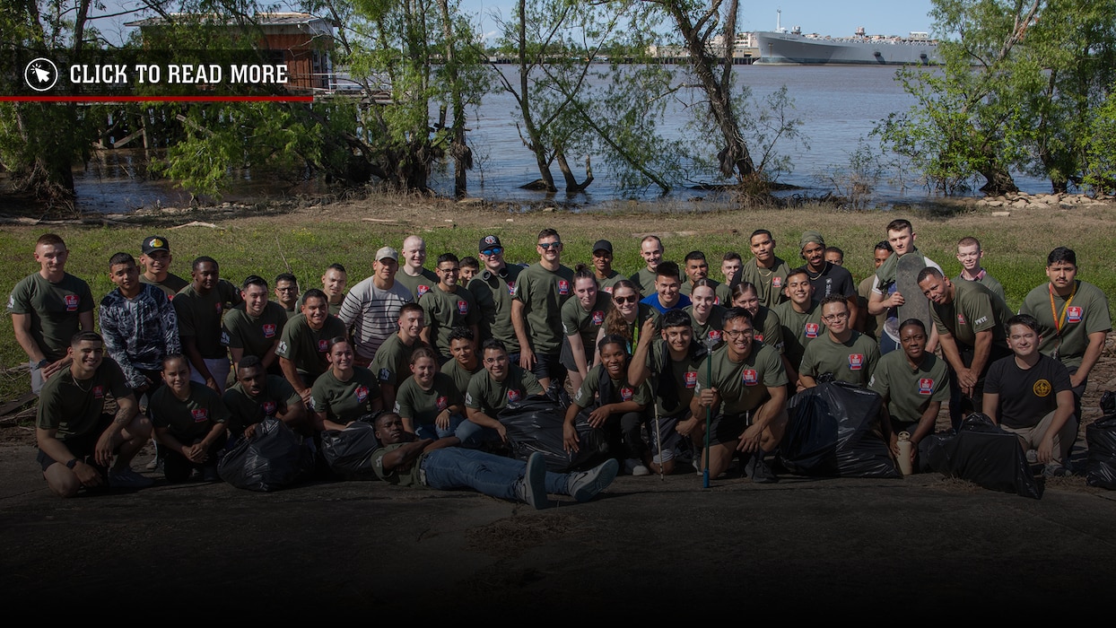 Marine Forces Reserve Single Marine Program Levee Clean-Up