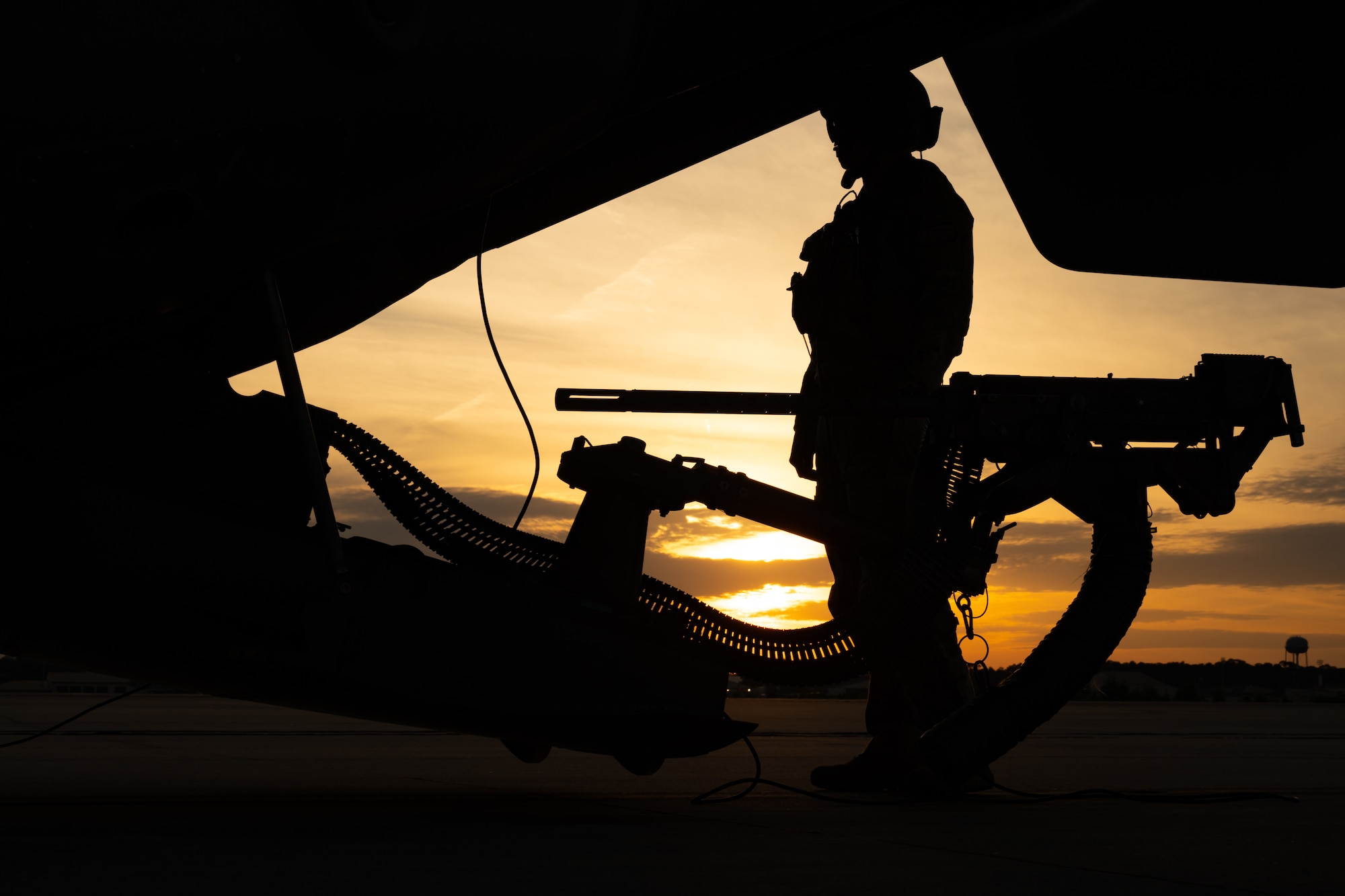 U.S. Air Force Master Sgt. Casey Spang, an 8th Special Operations Squadron special mission aviator, waits for takeoff at Hurlburt Field, Fla., May 4, 2023.