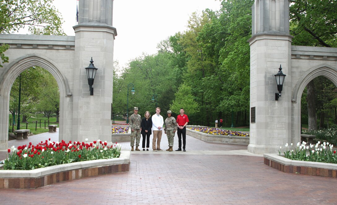 Brig. Gen. Patricia Wallace Indiana University campus tour took her through IU’s arches that she remembered walking through as a student, and now a Commanding General in the United States Army Reserve. Brig. Gen. Patricia Wallace, Commanding General of the 80th Training Command The Army School System (TASS), was invited to return to her alma mater Indiana University, as the guest speaker for the ROTC awards ceremony.