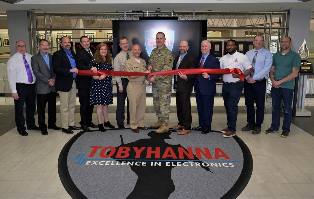 Group shot of the ribbon cutting