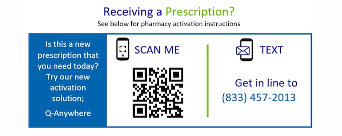 NEW! Remote Pharmacy Check-In Using Q-Anywhere!