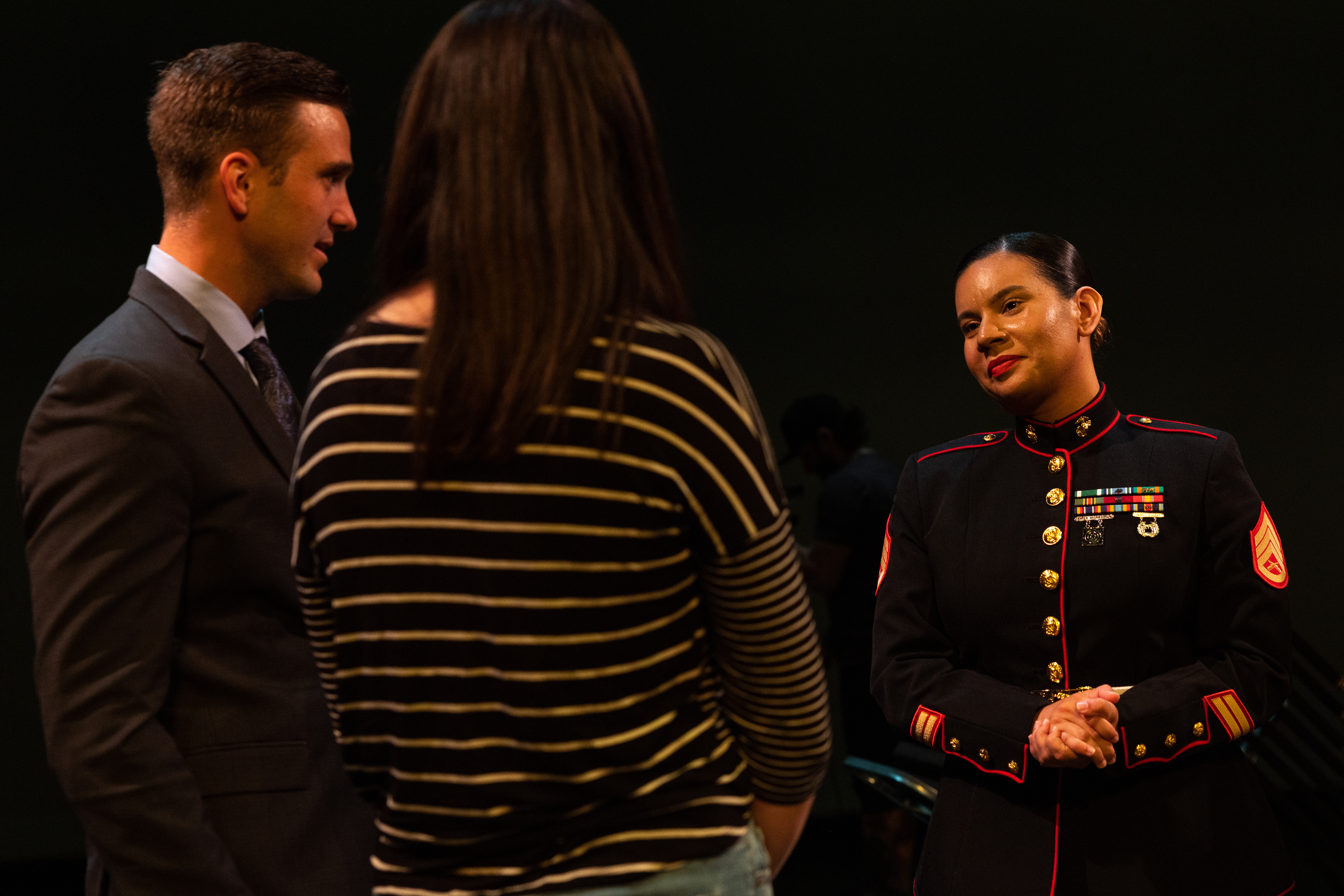 female marine dress blues