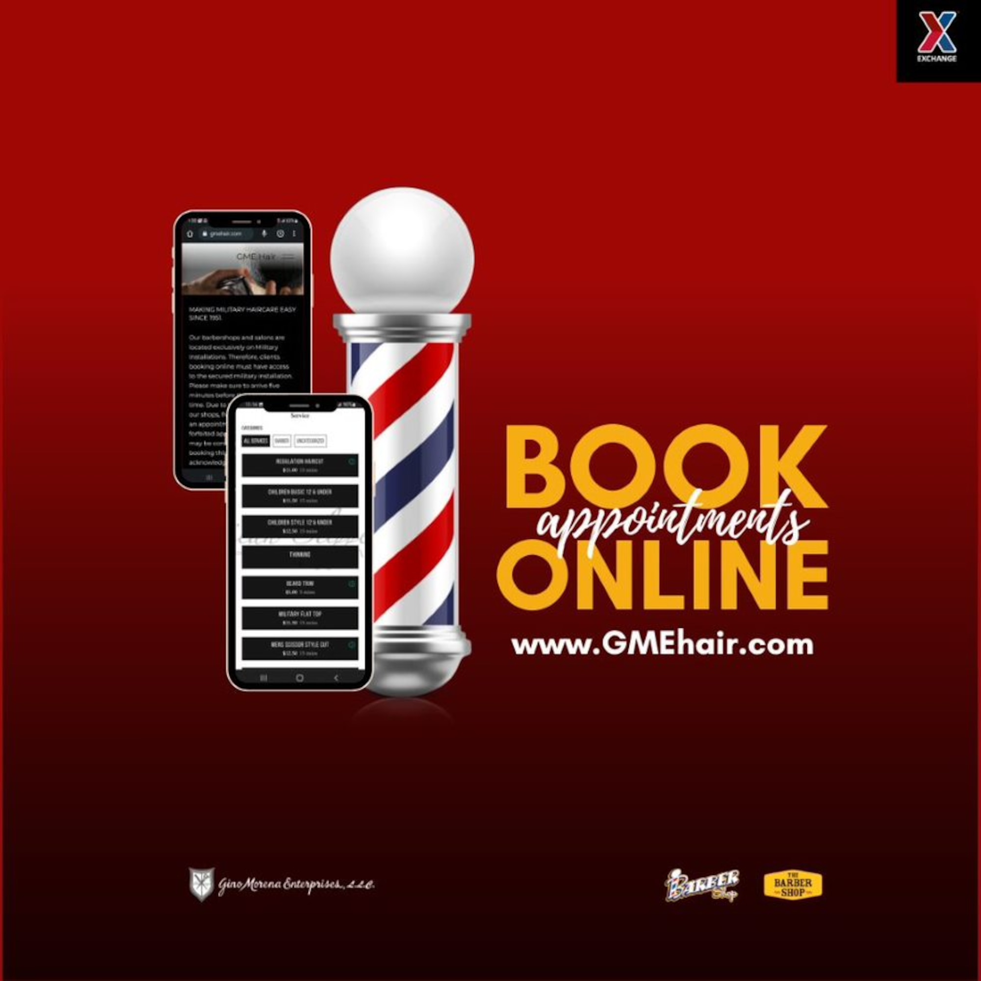 Online scheduling now available at WrightPatterson Barber Shop