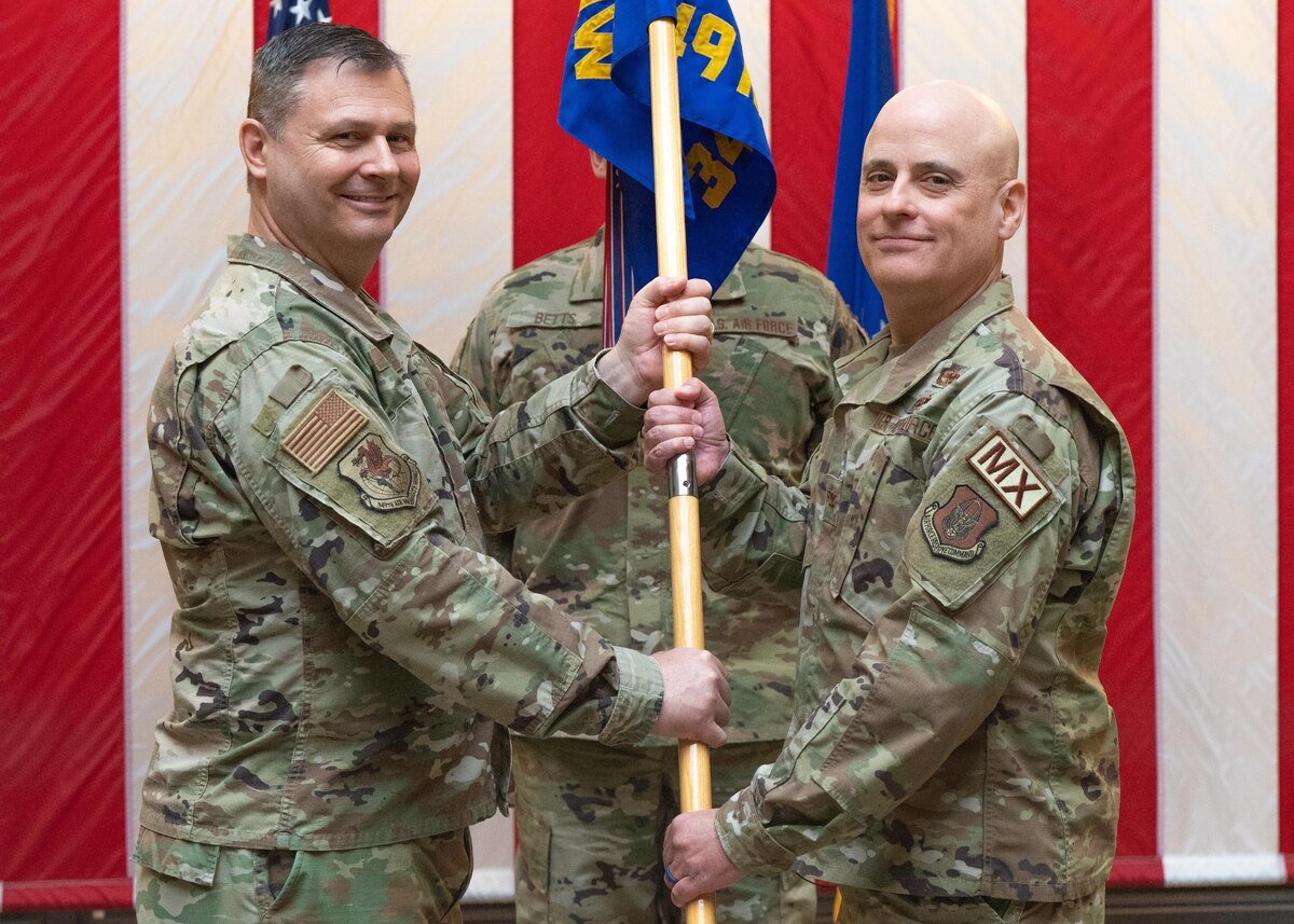 U.S. Air Force Col. Cade Gibson assumed leadership of the 349th Maintenance Group during an assumption of command ceremony, May 6, at Travis Air Force Base, California.