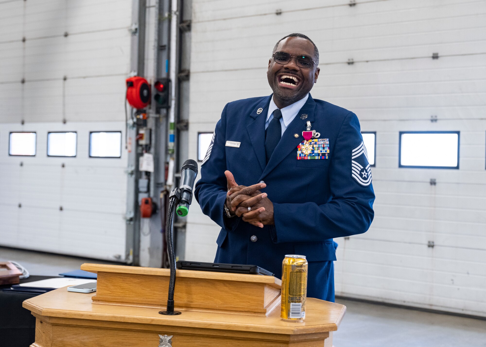 A retirement ceremony was held for Staten for his 30 years of dedicated service to the U.S. Air Force.