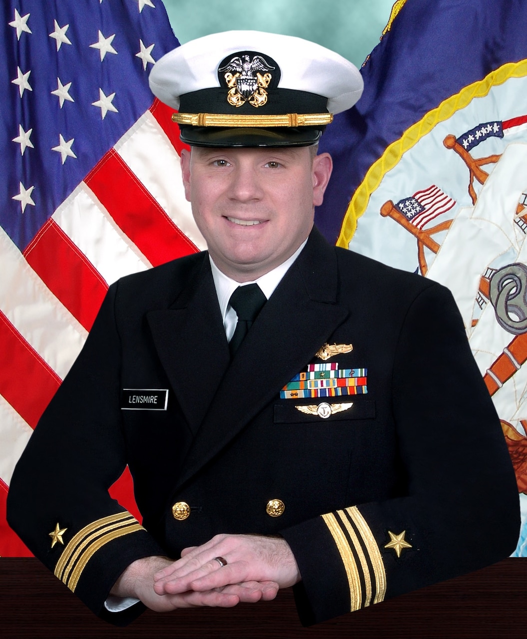 Lt. Cmdr. Eric Lensmire, EXECUTIVE OFFICER, U.S. NAVAL COMPUTER AND TELECOMMUNICATIONS STATION (NCTS) SICILY, ITALY