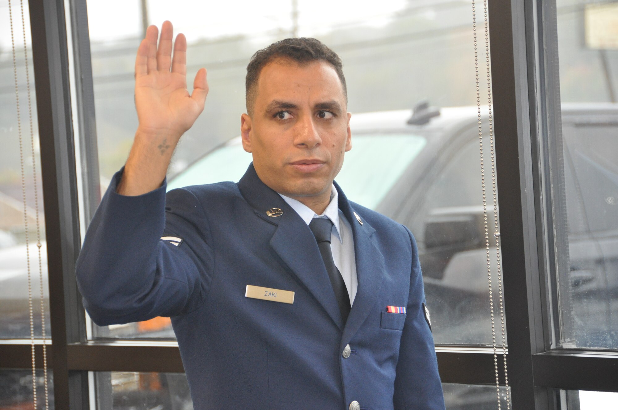 a man gives an oath