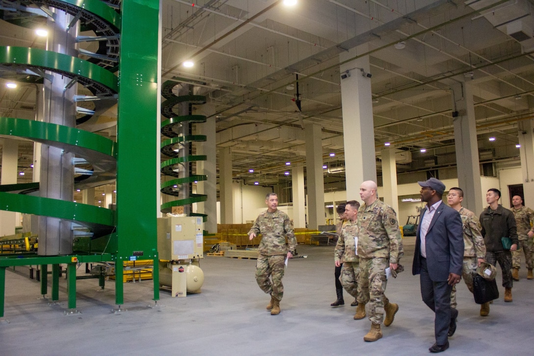 Brig. Gen. Crist tours DLA Distribution Korea