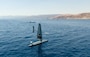 GULF OF AQABA (Sept. 21, 2022) Two unmanned surface vessels, a Saildrone Explorer and Devil Ray T-38 operate in the Gulf of Aqaba, during exercise Digital Shield, Sept. 21. Digital Shield is a bilateral training exercise between U.S. Naval Forces Central Command and Israeli naval forces that focuses on enhancing maritime awareness using unmanned systems and artificial intelligence in support of vessel boarding operations.