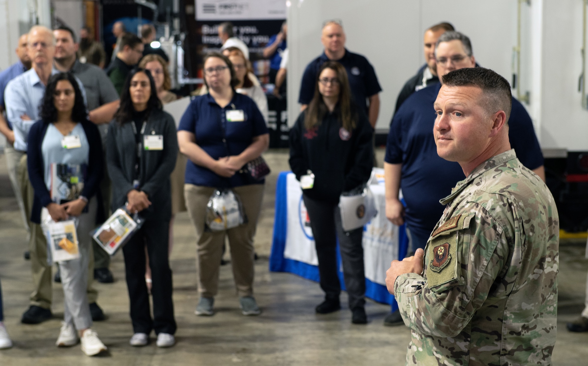 Airmen and Soldiers from the 3rd CBRN Task Force and 3rd Civil Support Team, Pennsylvania National Guard, delivered a capabilities briefing to other emergency responders at the Pennsylvania Asset Review Expo May 10, 2023, at Bethlehem, Pennsylvania.