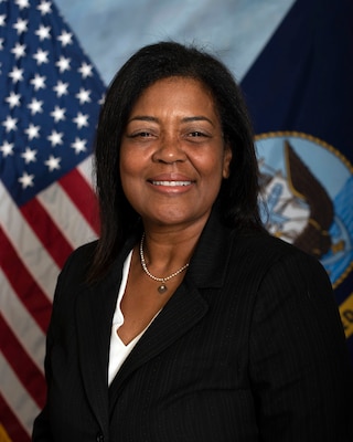 Official photo of Ms. Tracy Arnold-Berrios, acting director of the Nuclear Weapons Surety Division (NWSD) and assistant for Missile Production, Assembly & Operations at U.S. Navy Strategic Systems Programs (SSP). Ms. Arnold-Berrios is a member of the U.S. Senior Executive Service (SES). (U.S. Navy Photo/Released)