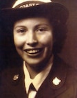 SPAR Mildred Cleghorn Womack, a Native American of the Otoe Tribe.