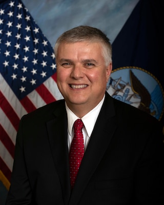 Official photo of Mr. James D. Kern, acting assistant for Systems Integration and Compatibility for U.S. Navy Strategic Systems Programs (SSP). Mr. Kern is a member of the U.S. Senior Executive Service (SES). (U.S. Navy Photo/Released)