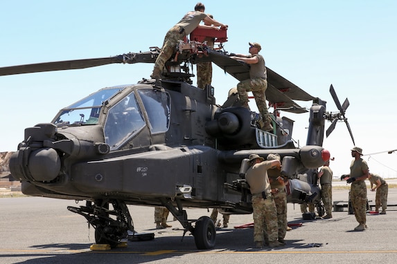 Task Force Spartan Crisis Response Task Force trains in Kuwait