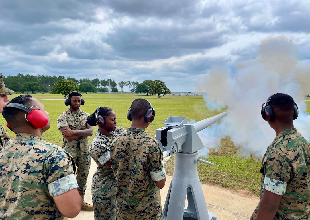 Saluting Cannon Testing