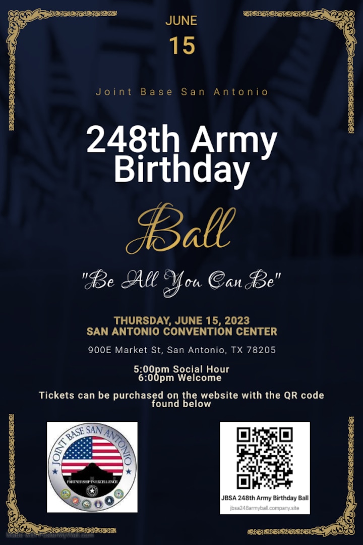 JBSA 248th Army Ball takes place June 15