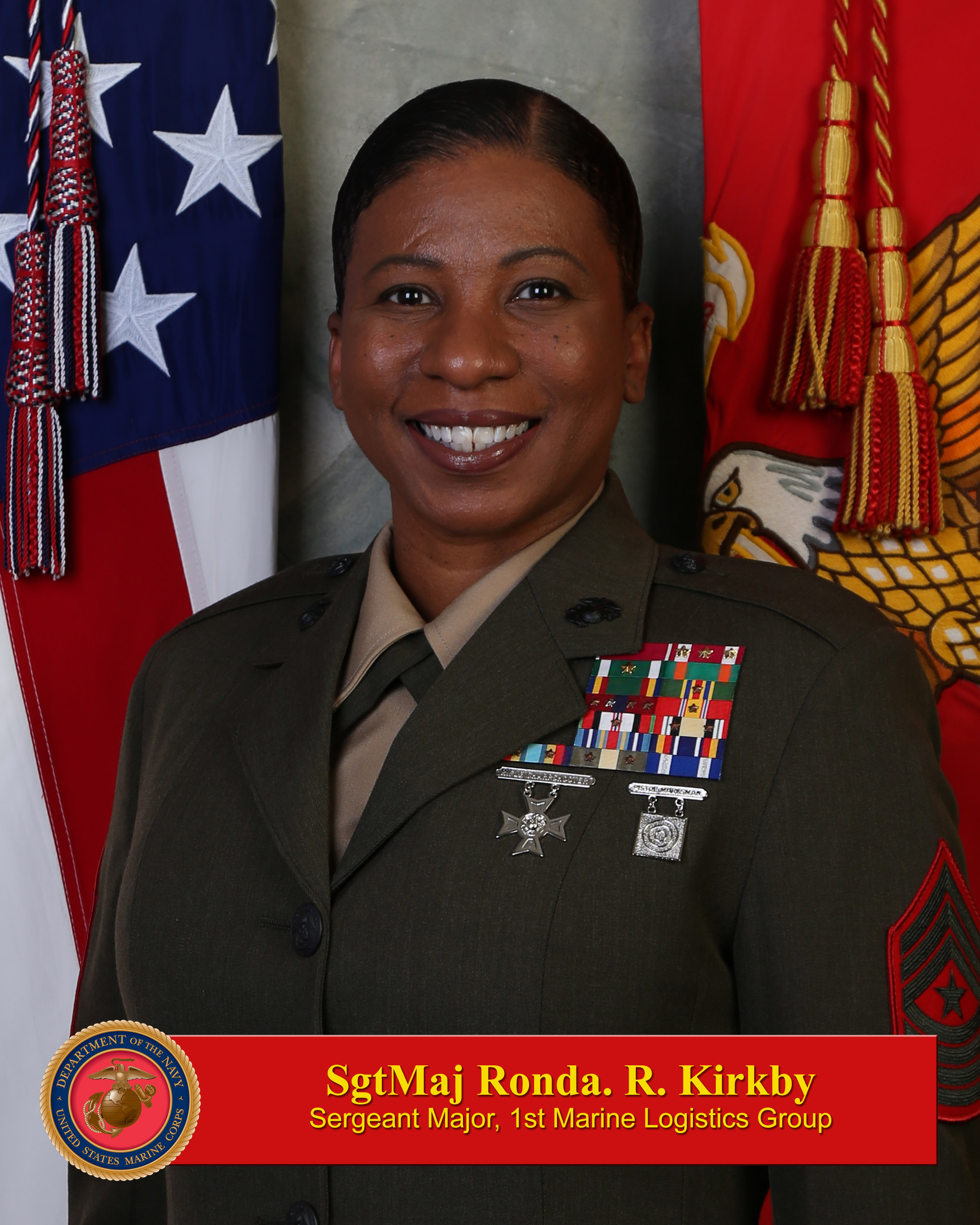 Sergeant Major Ronda R Kirkby 1st Marine Logistics Group Leaders