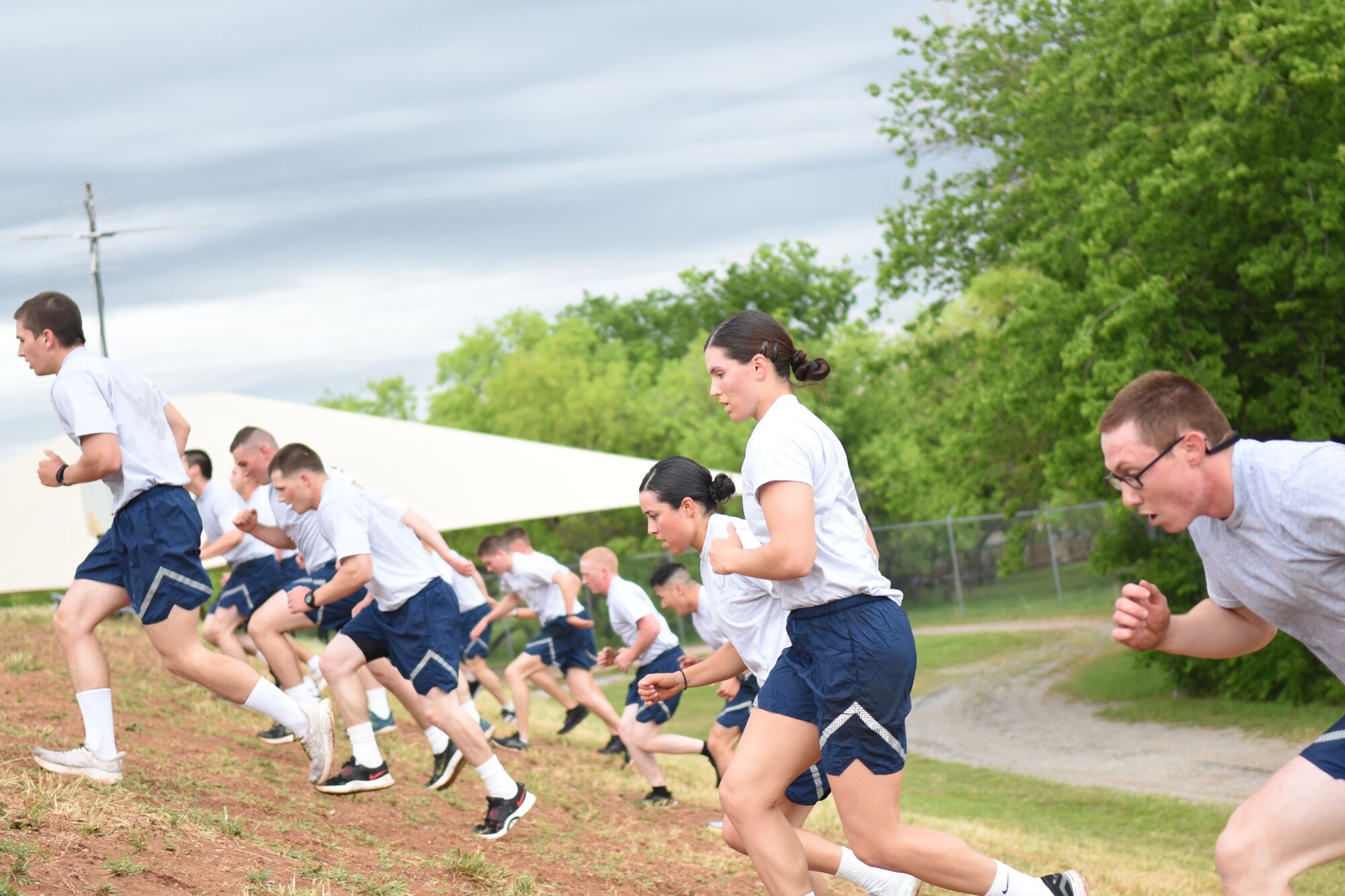 U.S. Air Force students are training at the Explosive Ordnance Disposal preliminary course May 3, 2023, at Sheppard Air Force Base, Texas. The students will spend the next few weeks here before they move on to the Naval School EOD course at Eglin Air Force Base in Florida. (U.S. Air Force photo by 2nd Lt. Lauren Niemi)