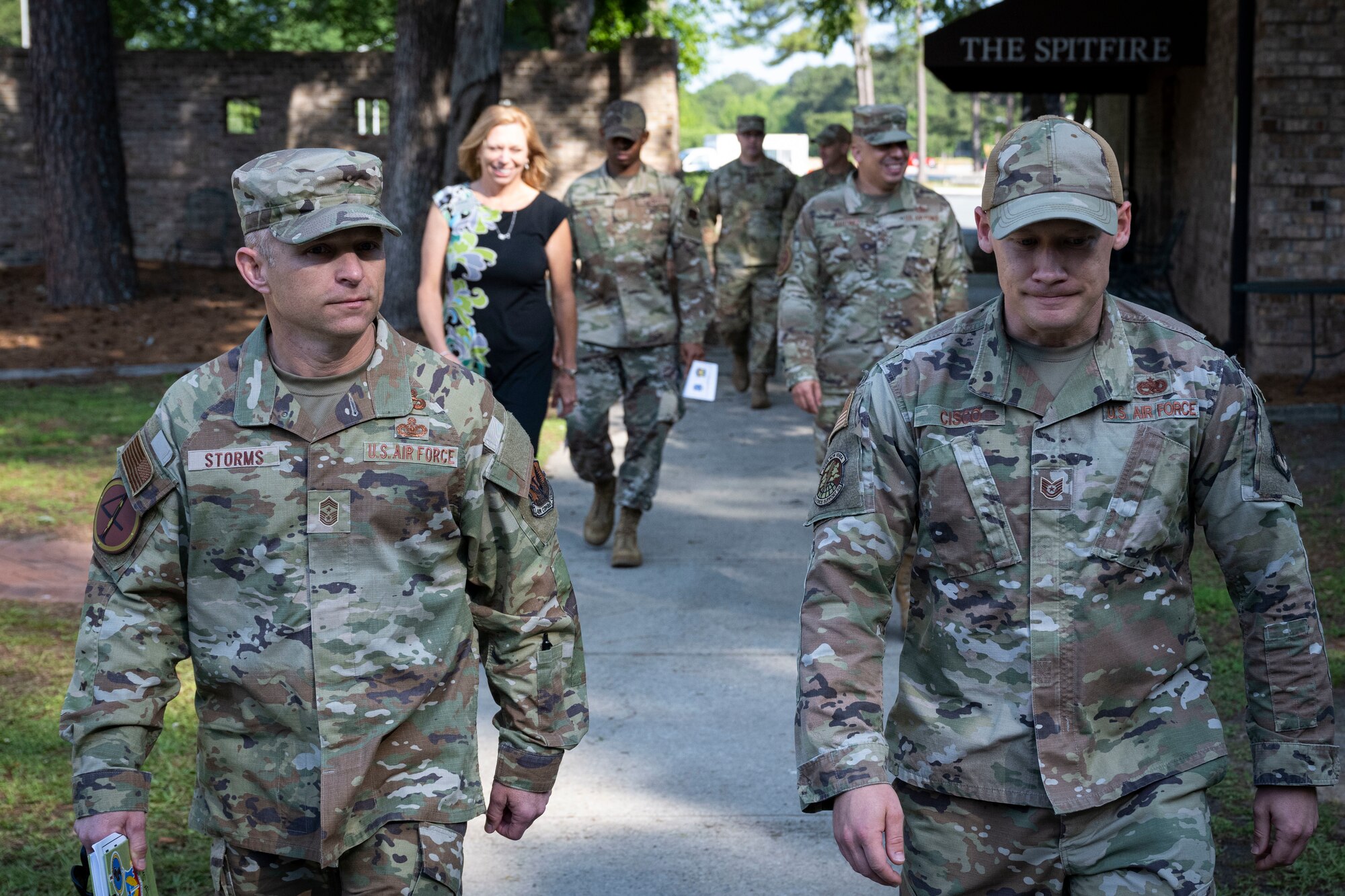 During the visit, members of the 4th FW provided Storms with a first-hand look at how Seymour Johnson develops professional Airmen ready to produce and project agile combat airpower for America.