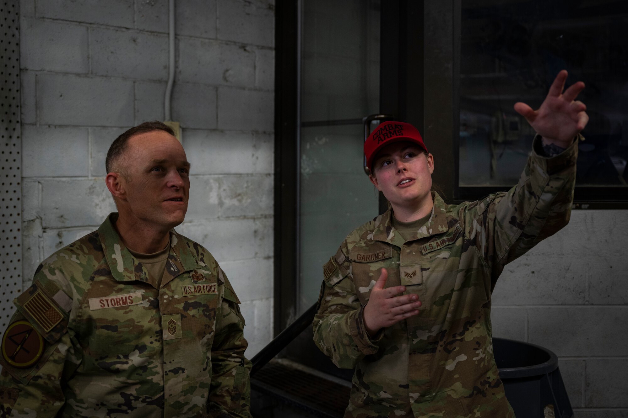 During the visit, members of the 4th FW provided Storms with a first-hand look at how Seymour Johnson develops professional Airmen ready to produce and project agile combat airpower for America.