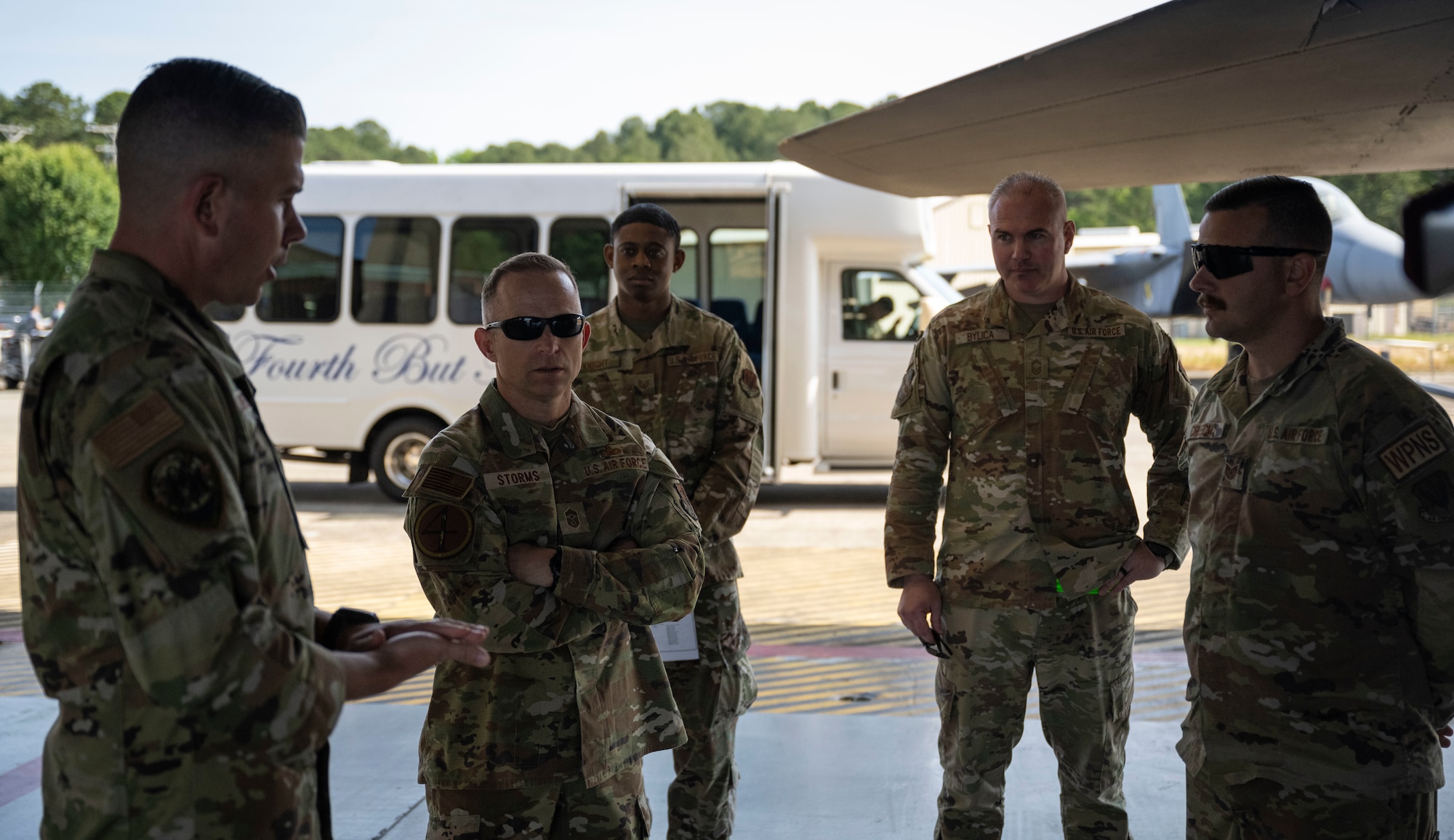 During the visit, members of the 4th FW provided Storms with a first-hand look at how Seymour Johnson develops professional Airmen ready to produce and project agile combat airpower for America.