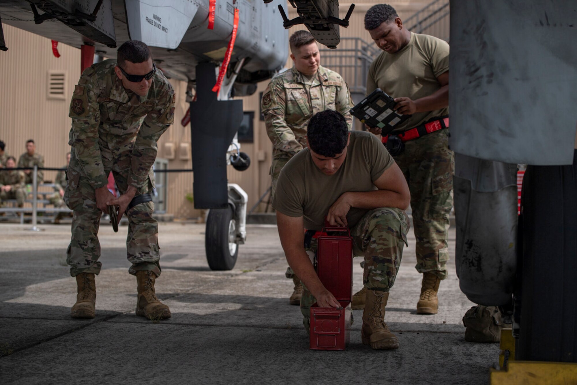 Airman competes in load comp