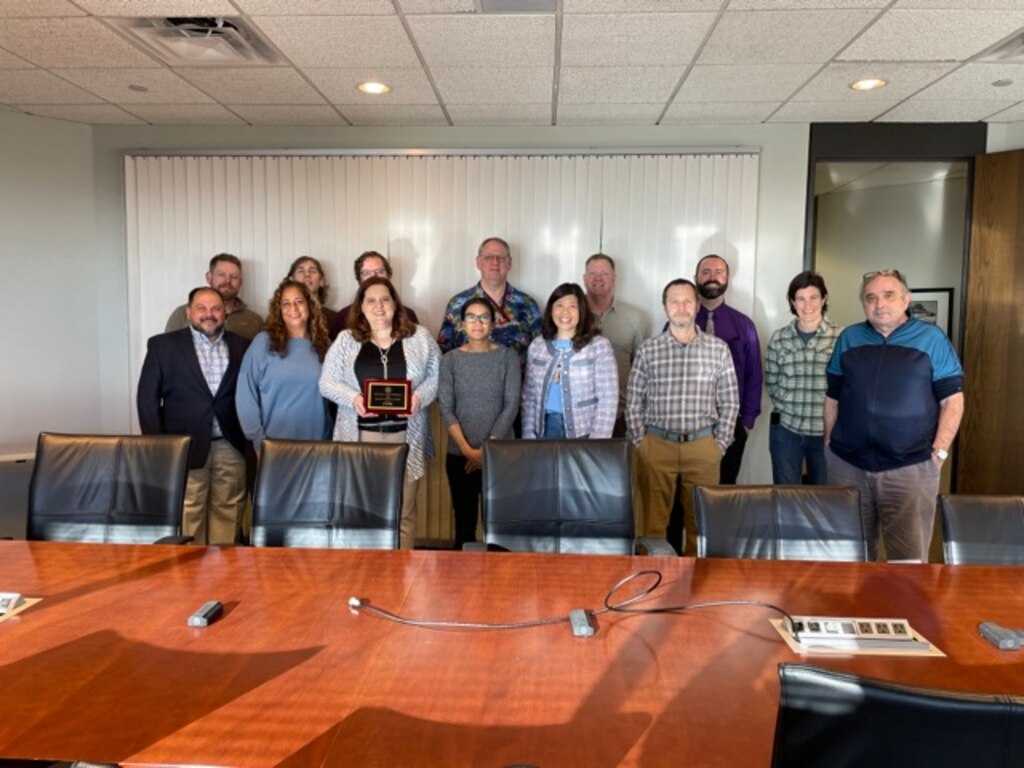 A group photo of the Civil Works Business Intelligence team.