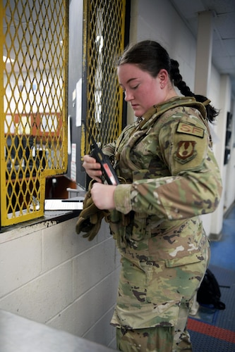 Airman standing