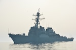 The Arleigh Burke-class guided-missile destroyer USS Arleigh Burke (DDG 51) arrived in Limassol, Cyprus for a scheduled port visit, May 16, 2023.