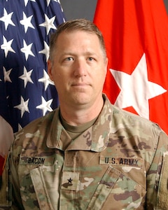 Command photo of Assistant Adjutant General - Army, Brig. Gen. Matthew M. Bacon