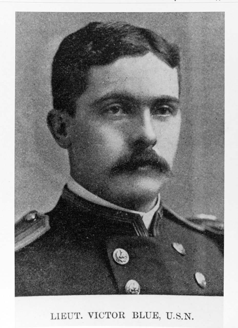 Lieutenant Victor Blue in 1898, Naval History and Heritage Command Photo