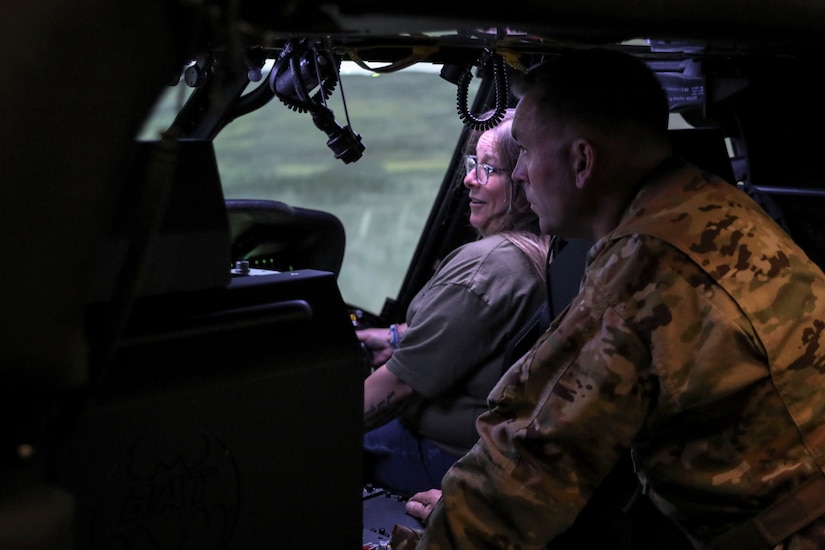 Pennsylvania’s chapter of the Employer Support of the Guard and Reserve (ESGR) held a Bosslift event for approximately 20 civilian employers of Pennsylvania National Guard members May 9-10 at Fort Indiantown Gap. The Bosslift includes a tour of several Fort Indiantown Gap facilities with the opportunity for the employers to try flight and weapons simulators, serves as a thank you to the employers for supporting their employees. Seeing the men and women they employ in action helps them understand what it means to be a Soldier or Airman. (U.S. Army National Guard photo by Sgt. 1st Class Zane Craig)