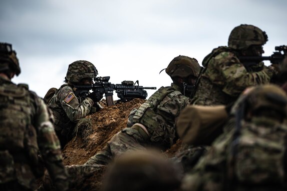 2nd Cavalry Regiment Blasts Through Day 2 of Griffin Shock 23 with a Live Fire Exercise