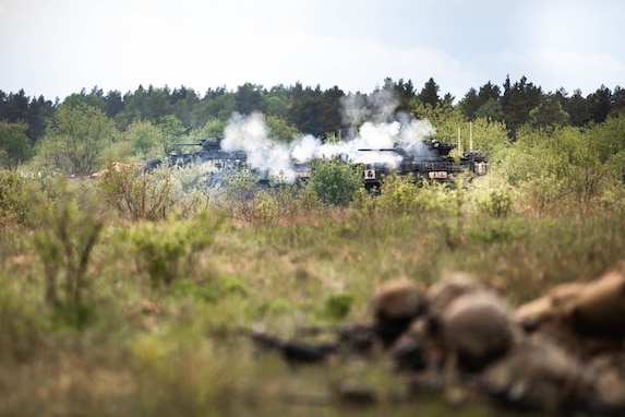 2nd Cavalry Regiment Blasts Through Day 2 of Griffin Shock 23 with a Live Fire Exercise