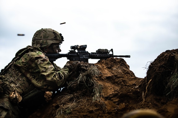 2nd Cavalry Regiment Blasts Through Day 2 of Griffin Shock 23 with a Live Fire Exercise