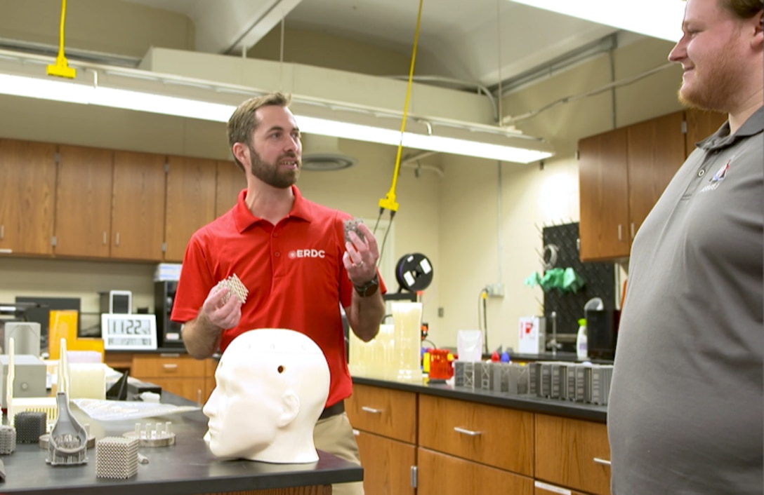 Dr. Zackery McClelland, research mechanical engineer with ERDC's Geotechnical and Structures Laboratory, discusses advanced manufacturing research activities.