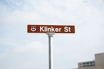 A street on Joint Base San Antonio-Lackland was renamed to Klinker Street on May 5, 2023, during a street renaming ceremony, JBSA-Lackland, Texas.