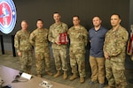 The Virginia National Guard’s Chesterfield-based Detachment 1, Charlie Company, 2-245th Aviation Regiment receives the Army National Guard East Region Unit of the Year award for Fiscal Year 2022 April 19, 2023, at the VNG Sergeant Bob Slaughter Headquarters at Defense Supply Center Richmond, Virginia.