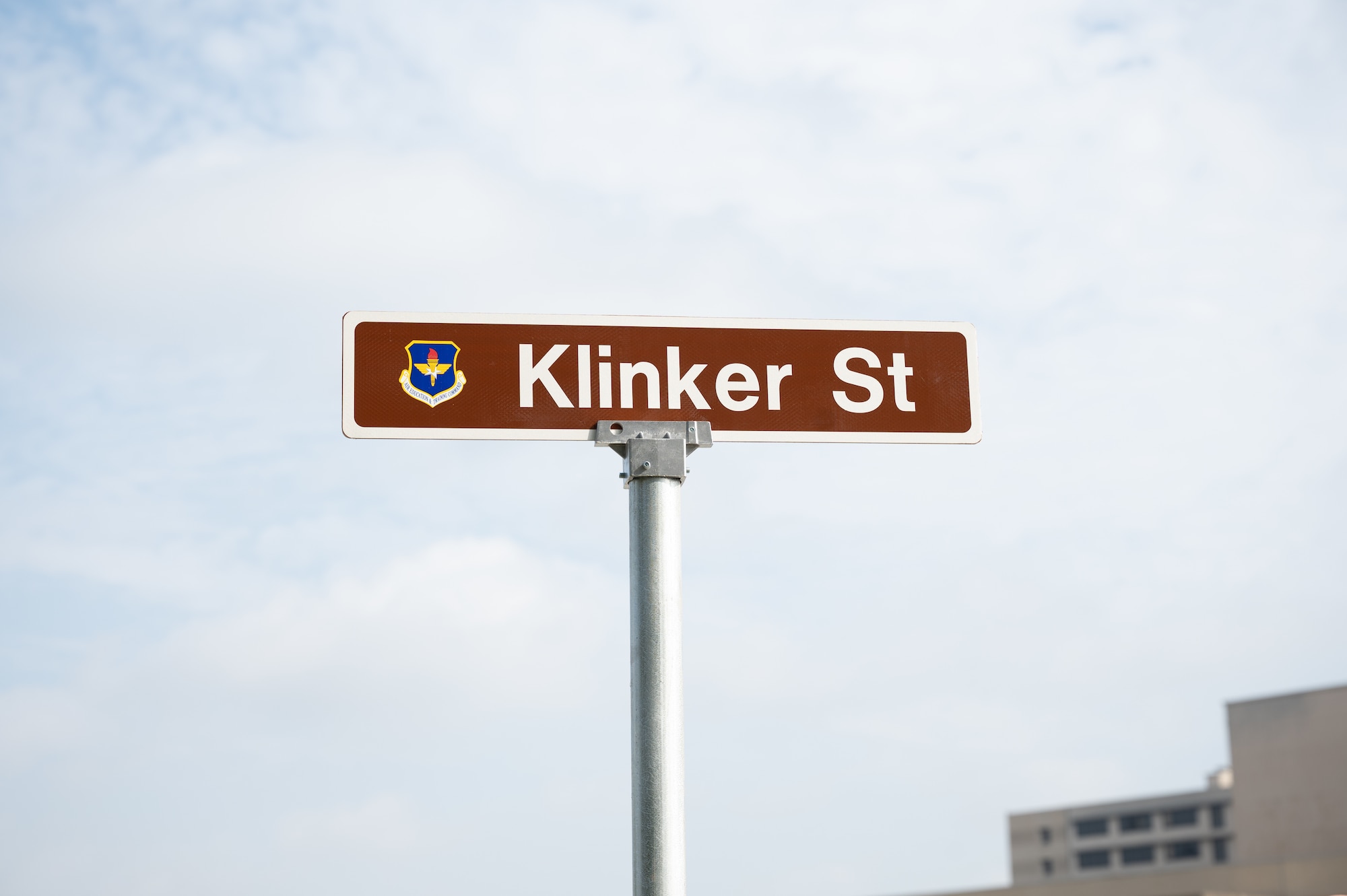 A street on Joint Base San Antonio-Lackland was renamed to Klinker Street on May 5, 2023, during a street renaming ceremony, JBSA-Lackland, Texas.