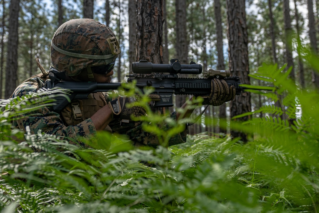 U.S. Marines conduct a Mission Rehearsal Exercise for ITX 4-23