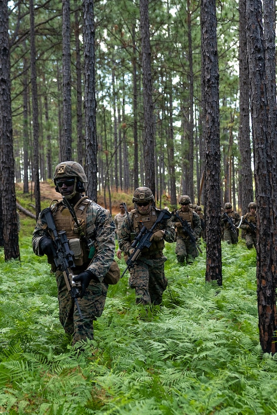 U.S. Marines conduct a Mission Rehearsal Exercise for ITX 4-23