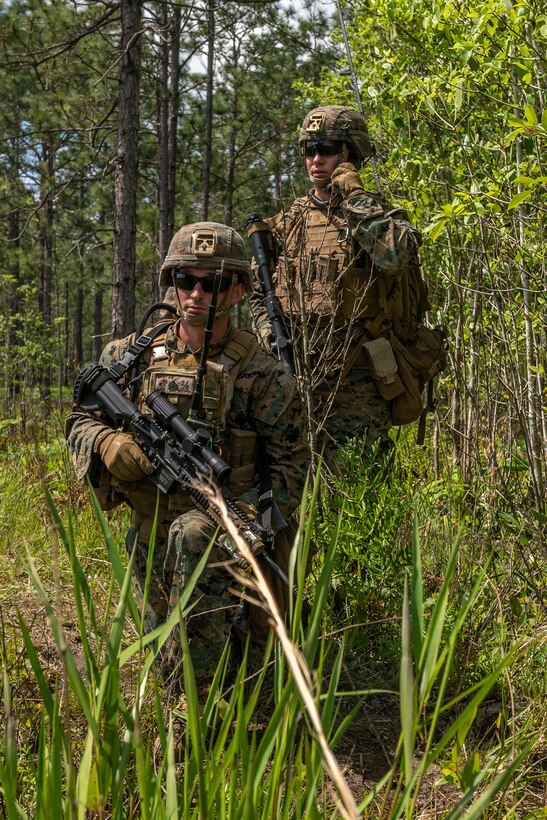 U.S. Marines conduct a Mission Rehearsal Exercise for ITX 4-23